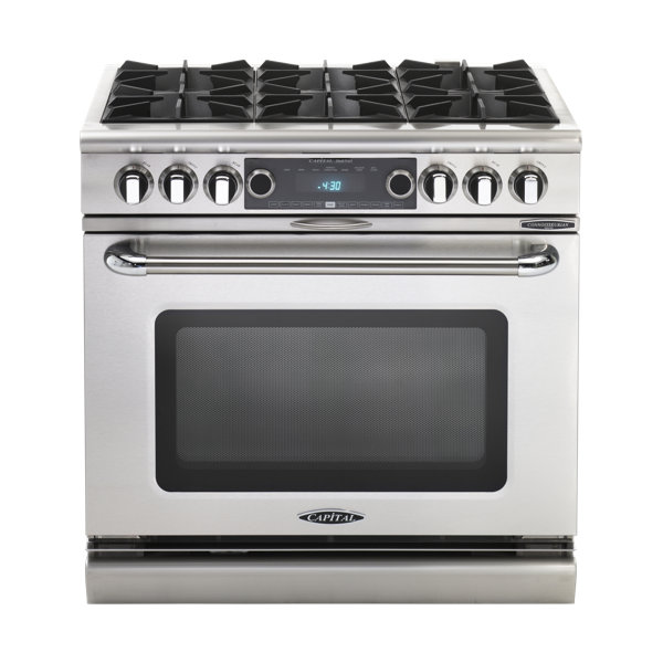 Capital Connoisseurian 36" 5.4 Cubic Feet Dual Fuel Freestanding